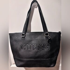 Guess Vintage Black Tote Y2K